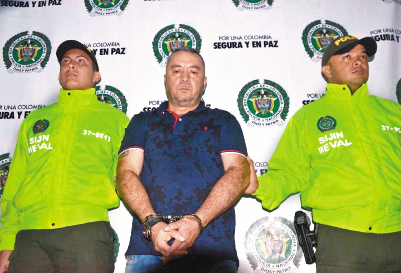 Vallejo está recluido en la cárcel La Picota de Bogotá purgando una pena de 14 años. / Cortesía Policía