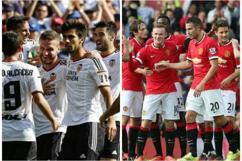 Valencia y United a subirse al tren de la Liga de Campeones
