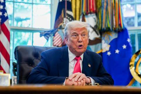 Trump se pronunció sobre Gaza, la cumbre en Alaska con Putin y el juicio a Bolsonaro