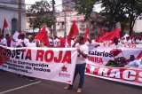 Trabajadores panameños marcharon contra la corrupción