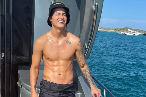 Fotos: James Rodríguez y sus vacaciones de escándalo
