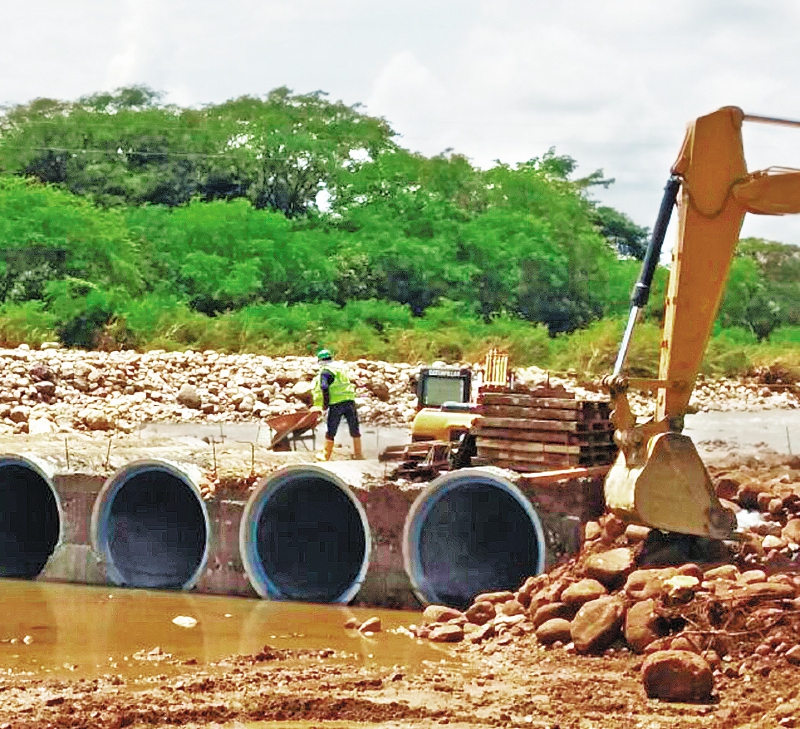 El Gobierno prometió tres pasos por el río Charte. / Cortesía Minagricultura