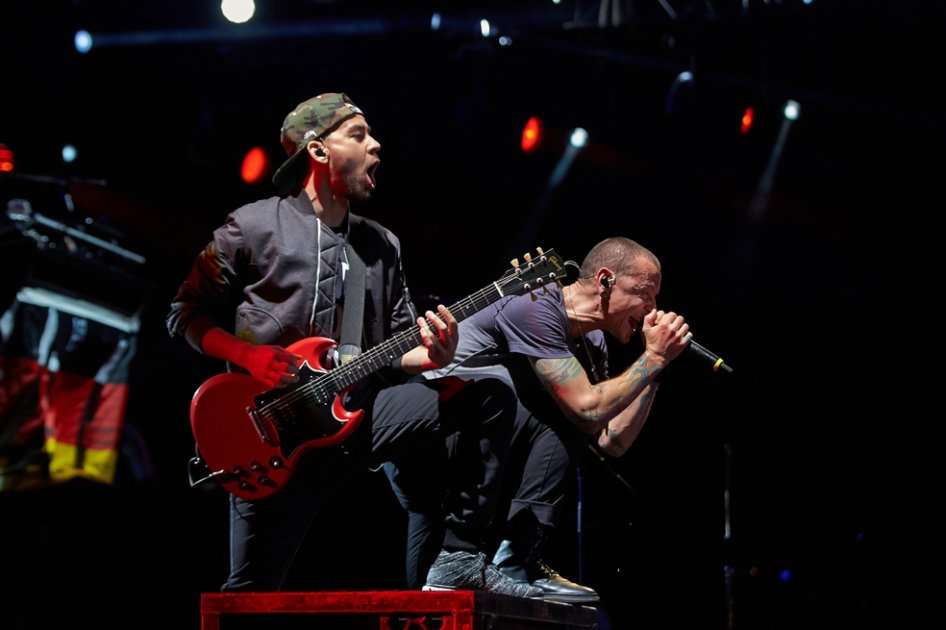 Linkin Park en concierto. / AFP