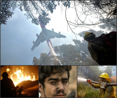 Así es la batalla de Chile contra el fuego