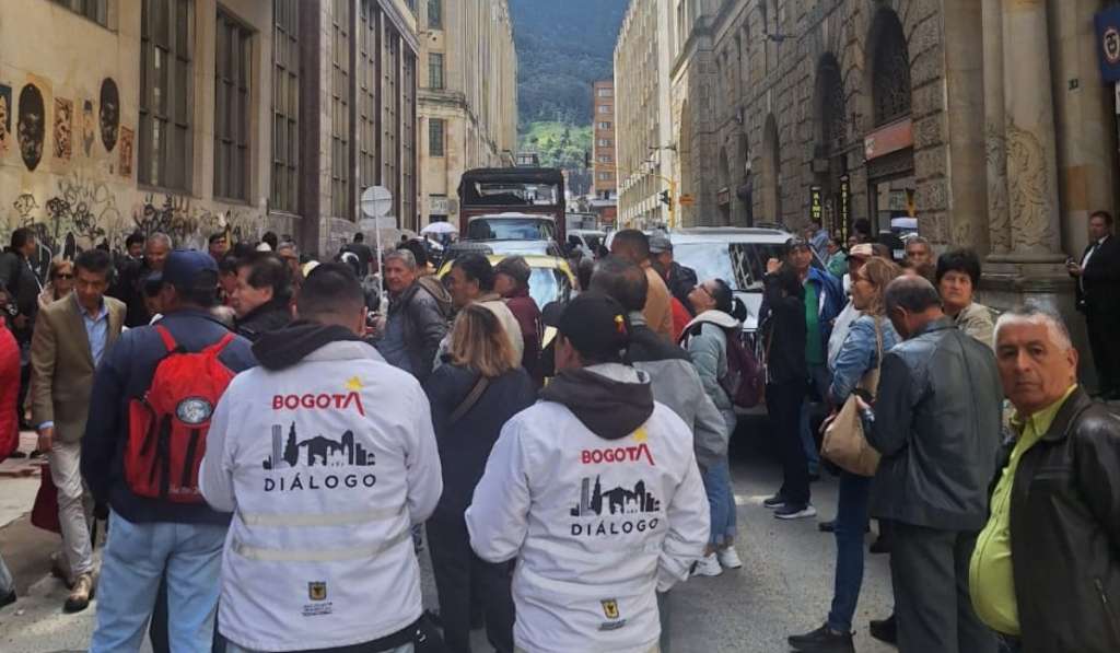 Protestas en inmediaciones de sede del Ministerio del Interior, en la localidad de La Candelaria