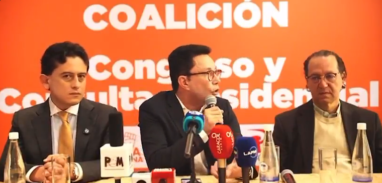 Luis Carlos Reyes, Carlos Caicedo y Jaime Araujo