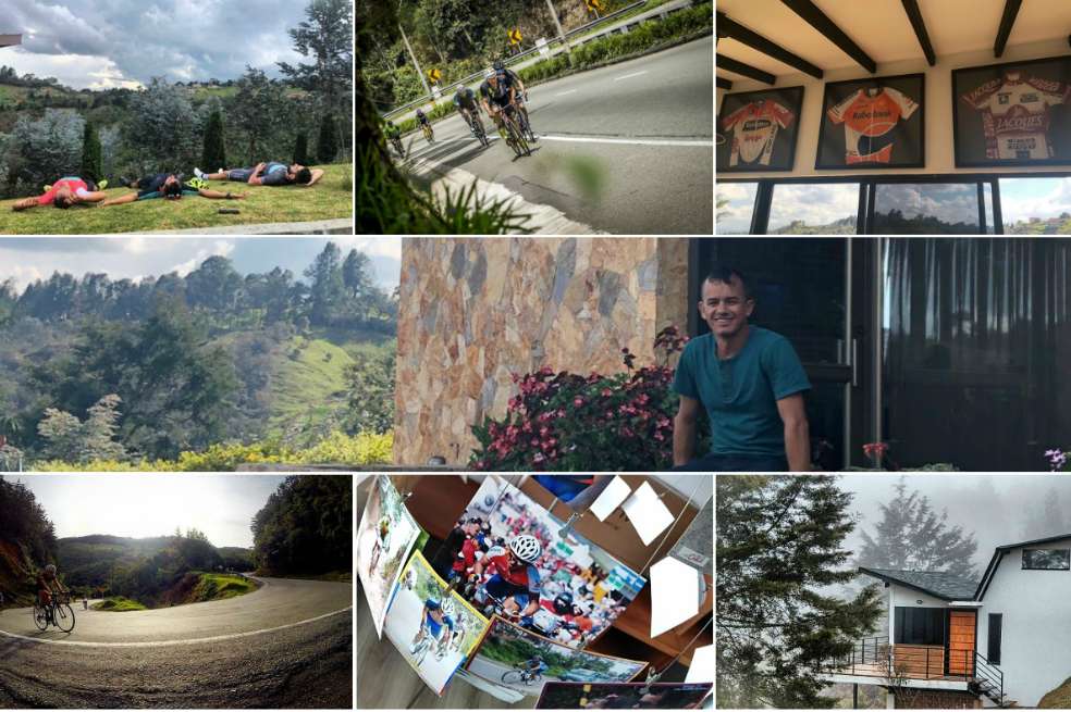 Mauricio Ardila, el dueño de la Casa del Ciclista, en Antioquia. / Archivo Particular