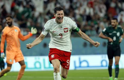 Robert Lewandowski: su llanto y alegría al anotar su primer gol en un mundial