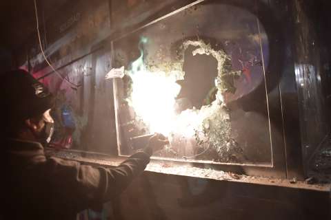 A la cárcel los cuatro investigados por promover actos vandálicos durante marchas en Bogotá