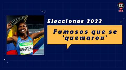 Caterine Ibargüen y Juan Carlos Henao, entre los famosos que se quemaron