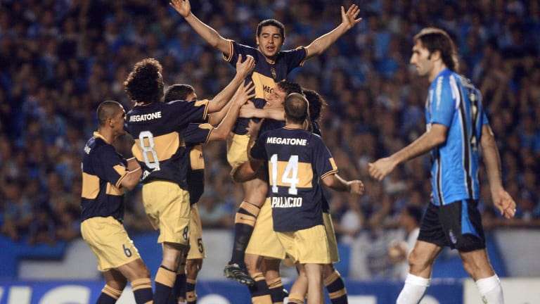 Juan Román Riquelme, actual dirigente de Boca, fue la figura del equipo xeneize en la final de 2007 contra Gremio.