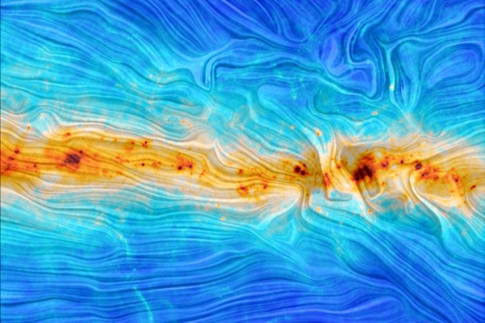 Esta fue una de las imágenes que fueron reveladas la semana pasada. Es la fotografía más detalla de la galaxia tomada hasta el momento. / public.planck.fr