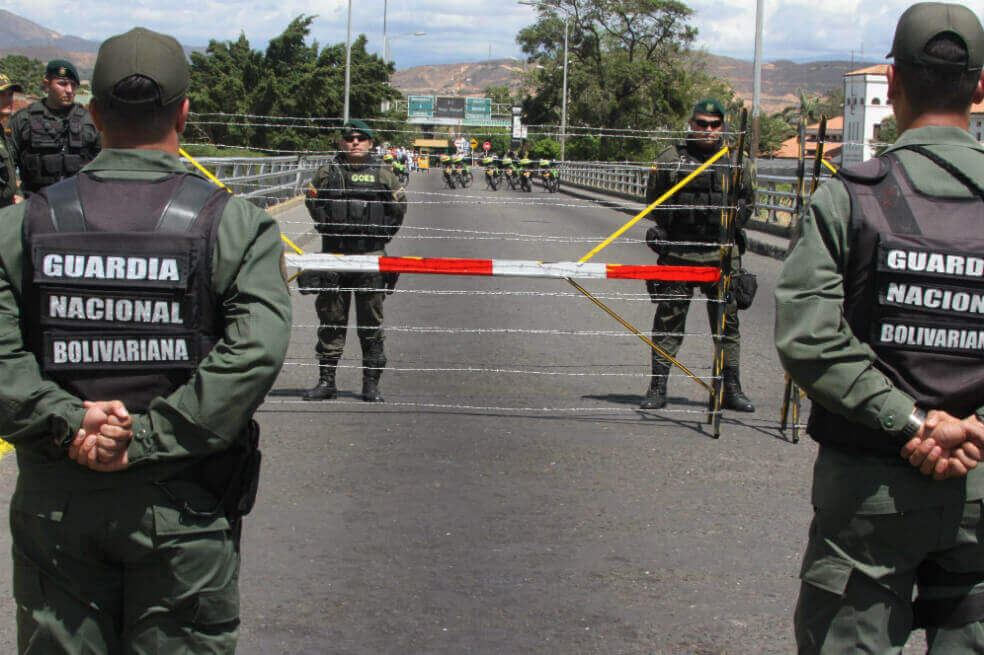 Imagen de referencia de la Guardia venezolana. Las denuncias de los campesinos comenzaron el 9 de marzo de 2023.