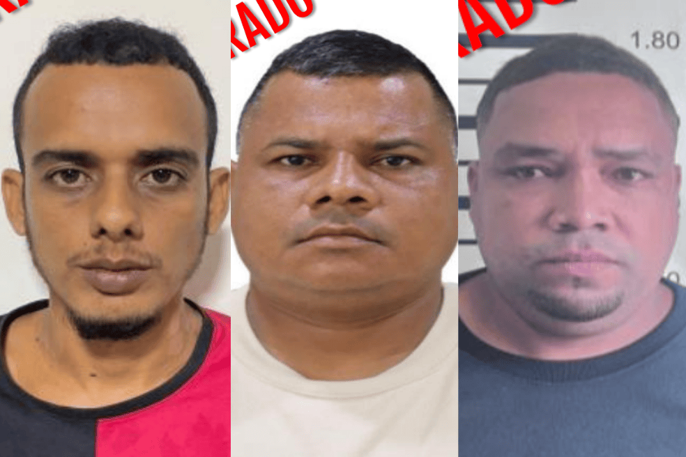 Alias "Mojón", alias "Toyota" y alias "Pipa", tres de los capturados por el plan pistola del Clan del Golfo, en contra de policías y militares.