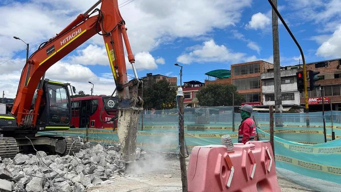 Retrasos en obras de la avenida Ciudad de Cali.