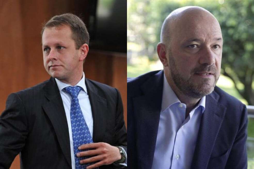 El representante del Alto Comisionado para los Derechos Humanos de la ONU en Colombia, Alberto Brunori (der.), aceptó reunirse con Arias por solicitud de sus abogados. / Archivo
