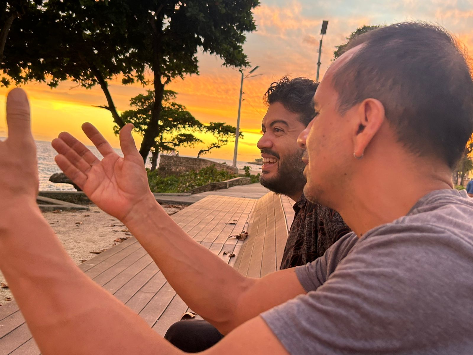 John Galán y Frank Báez en República Dominicana.