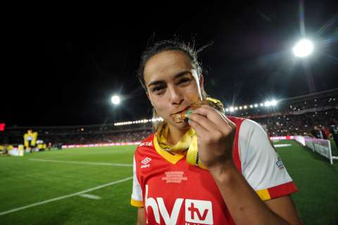 Melissa Herrera, la tica de oro de Independiente Santa Fe