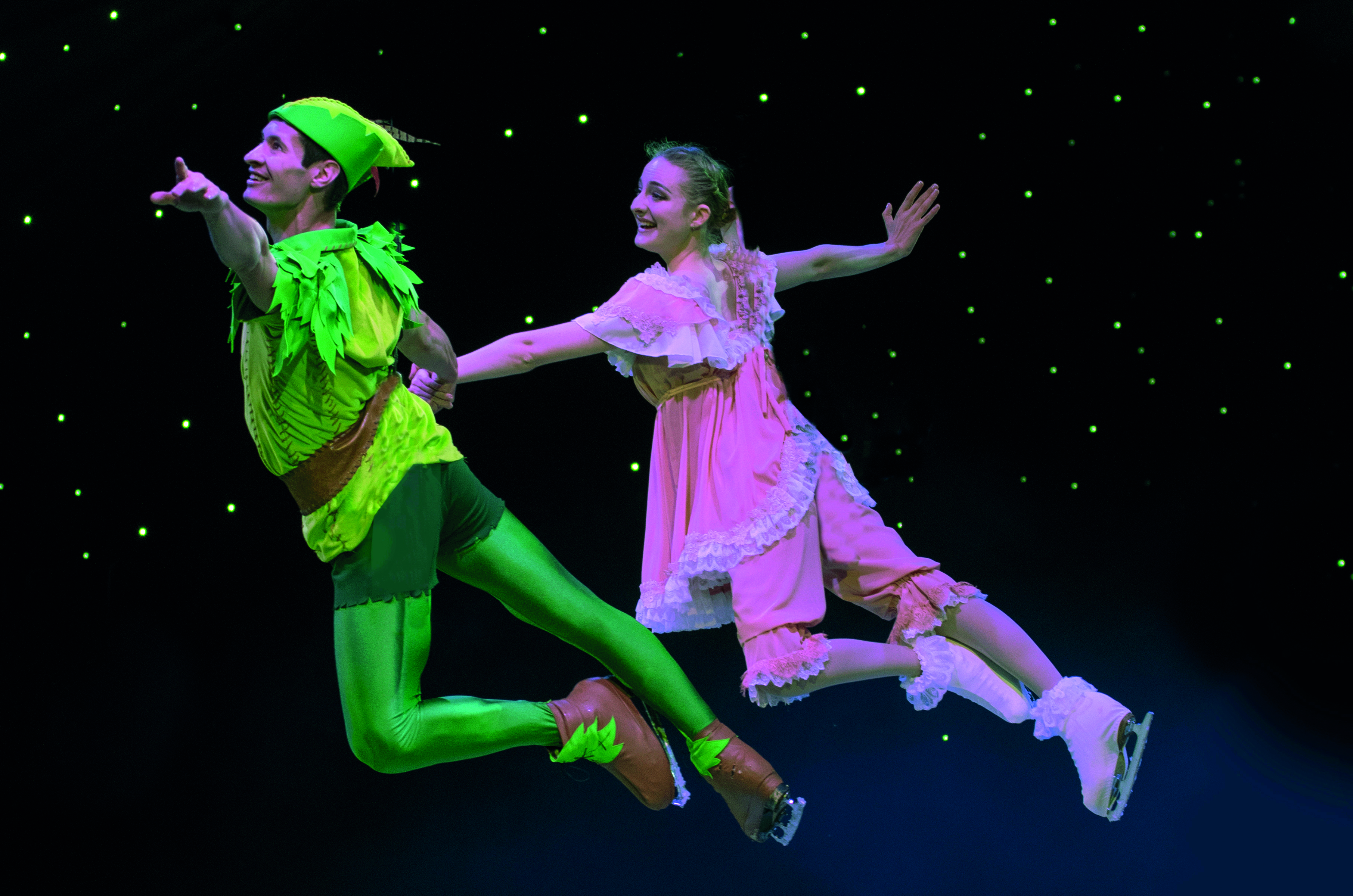 Un elenco de más de 25 artistas dan vida a "Peter Pan on Ice", de Tony Mercer.