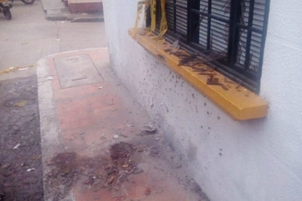 El atentado se dio en medio de las celebraciones por el aniversario número 207 del municipio. / Cortesía