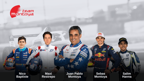 Juan Pablo Montoya presenta de manera oficial a su equipo en Colombia