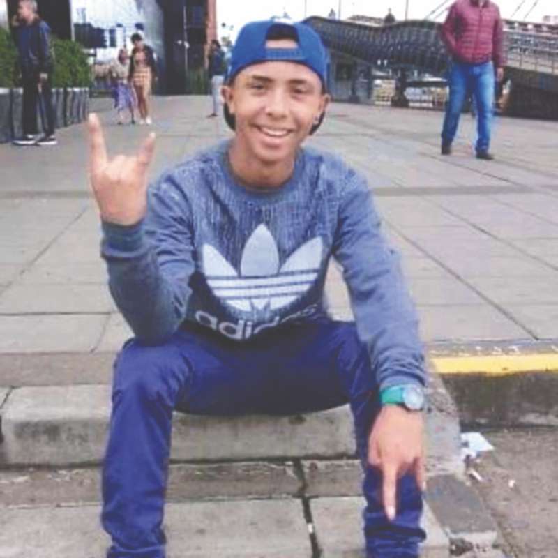 Duván Barros tenía 17 años y nació en Valledupar. / Archivo Particular