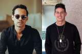 Foto: James Rodríguez y Marc Anthony compartiendo palco