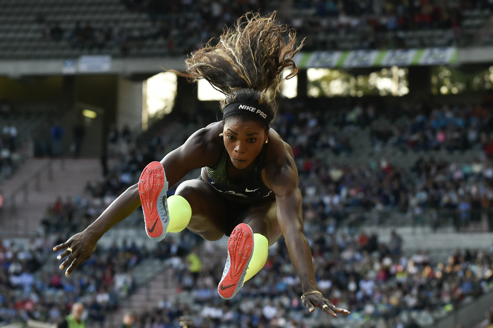 Caterine Ibargüen, la mejor atleta colombiana de todos los tiempos. / AFP