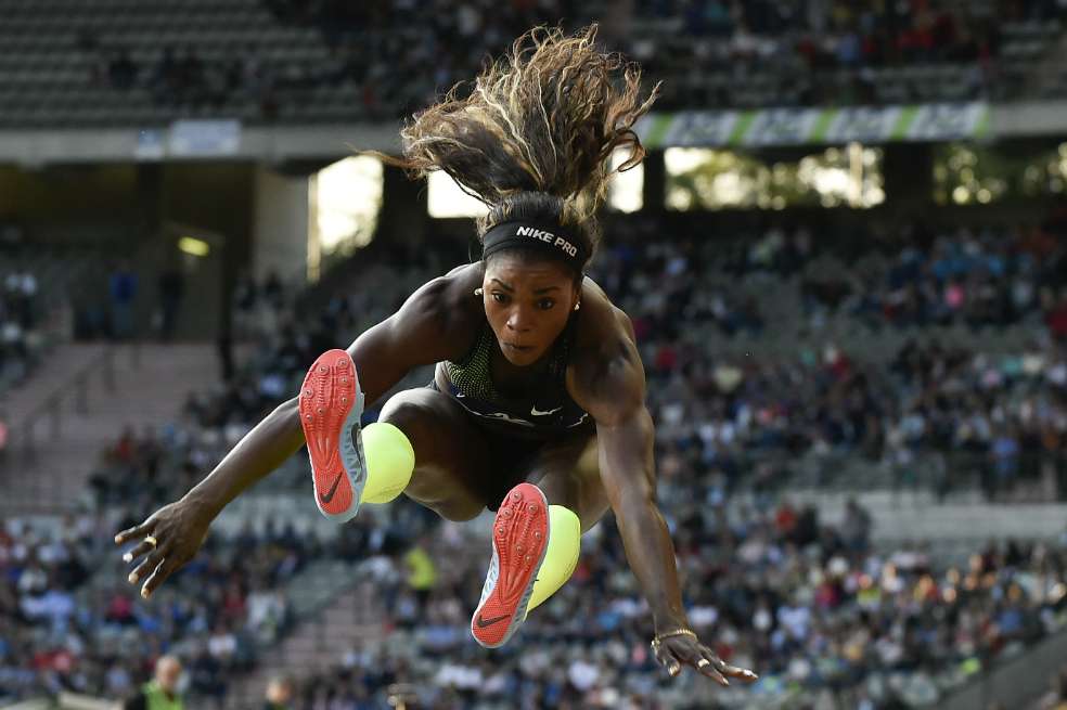 Caterine Ibargüen, la mejor atleta colombiana de todos los tiempos. / AFP