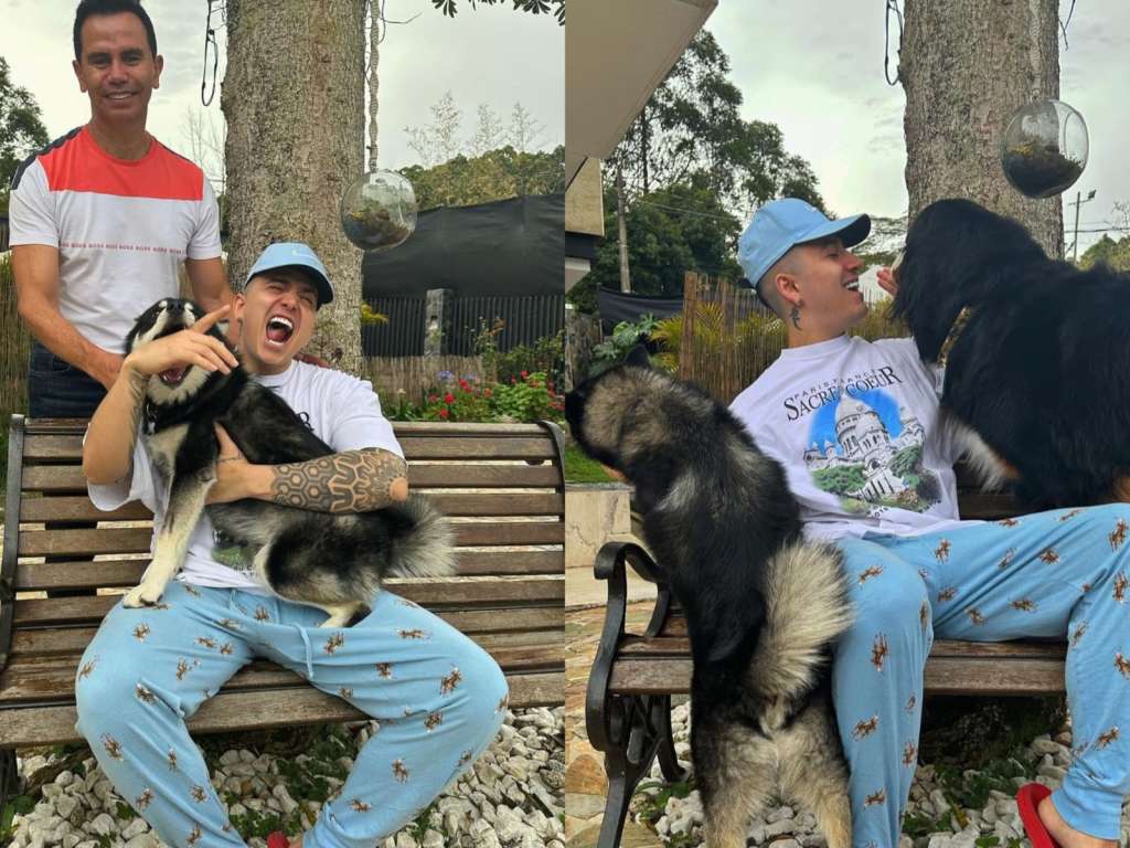 Fotos publicadas por Andy Rivera tras su salida del hospital.