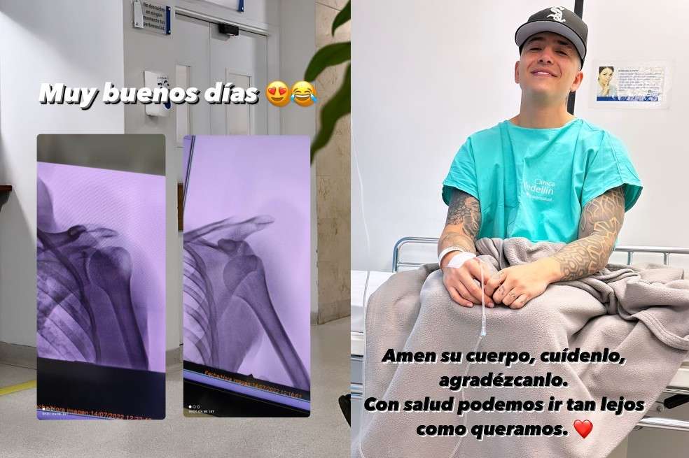 Andy Rivera preocupó a sus seguidores luego de publicar unas fotos en la clínica. ¿Qué le pasó?