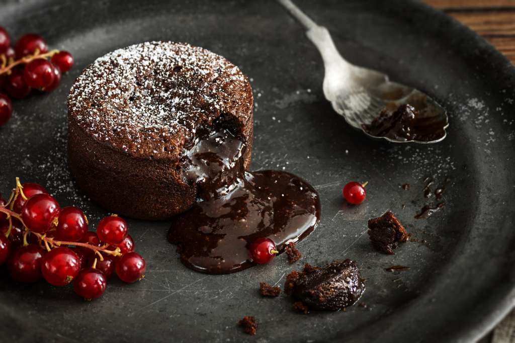 Postre de chocolate