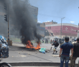 Protesta de bicitaxistas siembra el caos en Patio Bonito, al sur de Bogotá.
