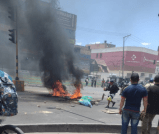 Protesta de bicitaxistas siembra el caos en Patio Bonito, al sur de Bogotá.