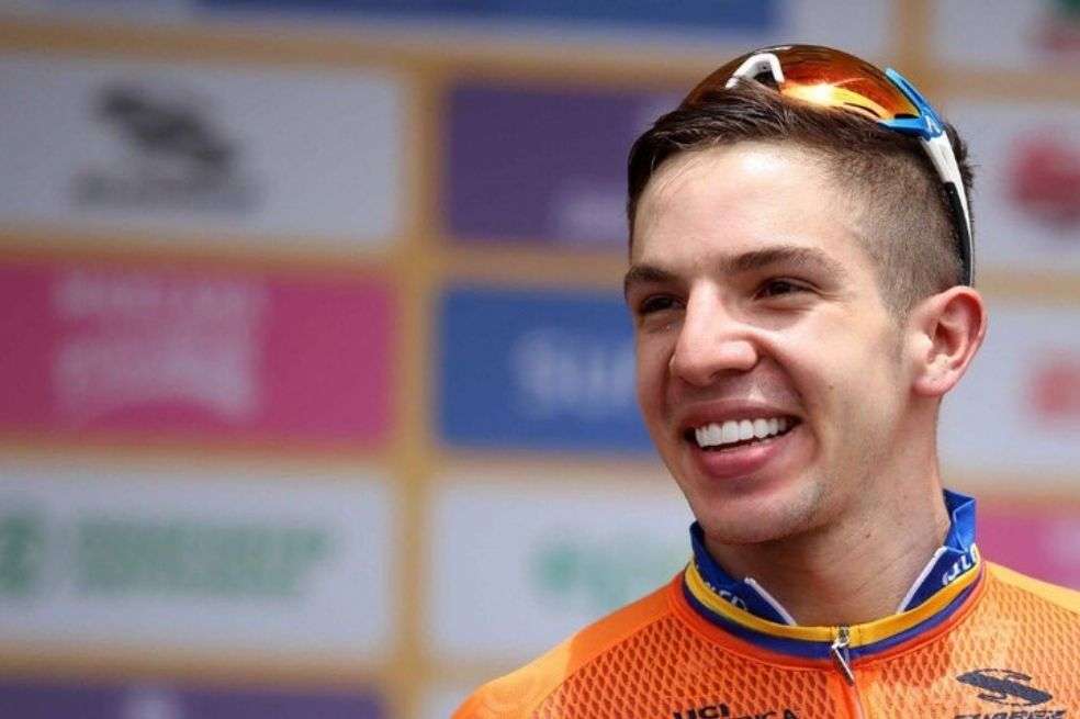 Álvaro Hodeg durante el Tour Colombia de 2019.