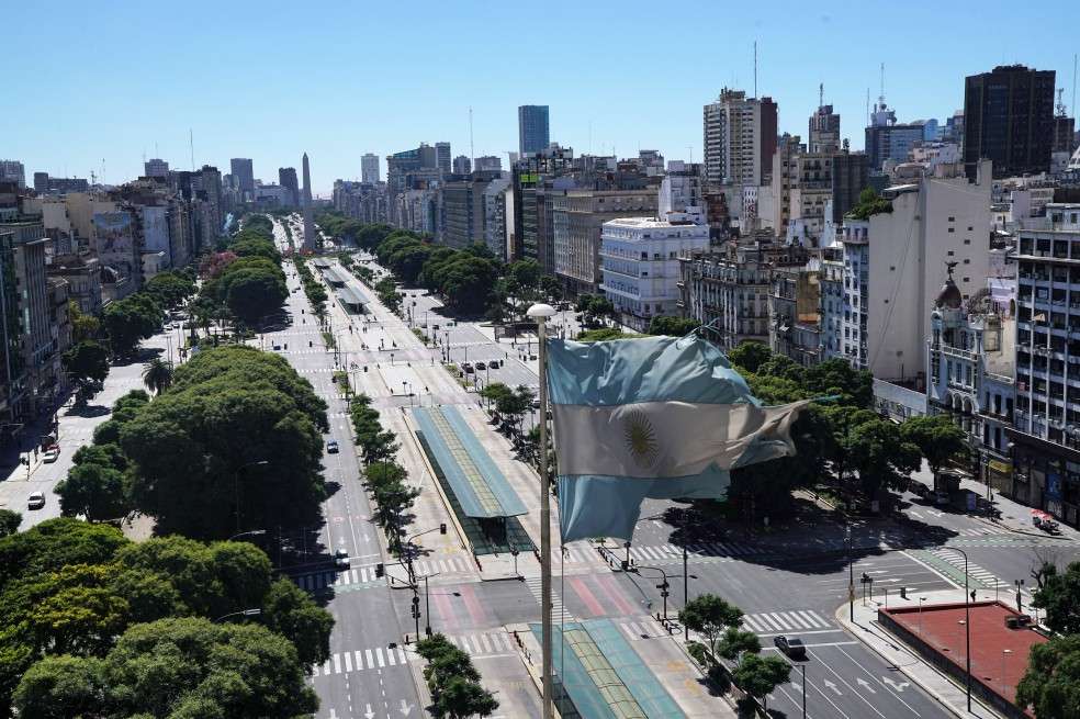 El FMI le dio un línea de crédito de US$50.000 millones a Argentina. / Bloomberg.