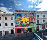 Lanzan pintura contra un mural del artista Okuda que incluía un Pikachu