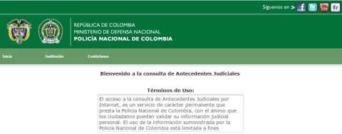 ¿Cómo consultar los antecedentes penales y disciplinarios de una persona?