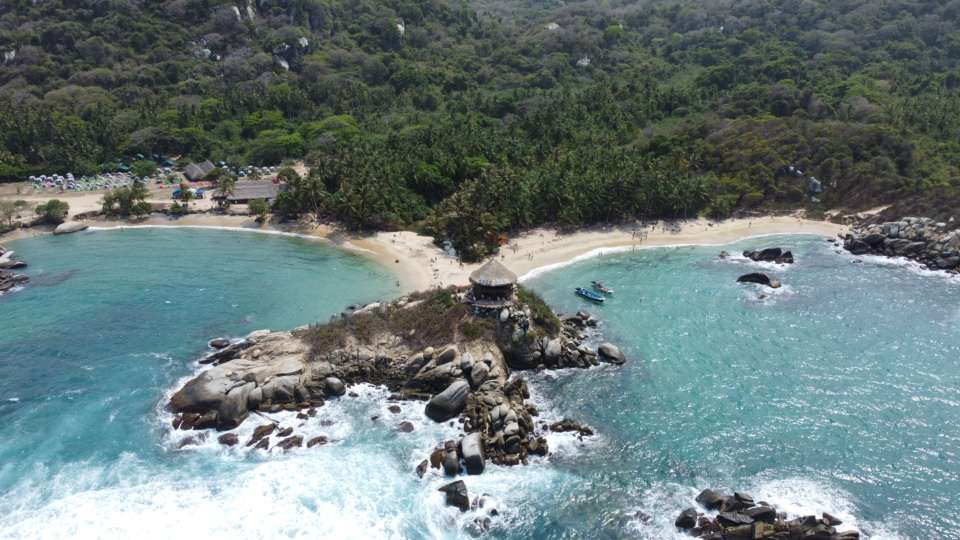 El parque Tayrona está ubicado en el caribe colombiano. Gabriel Eisenband- Parque Nacional Natural Tayrona.