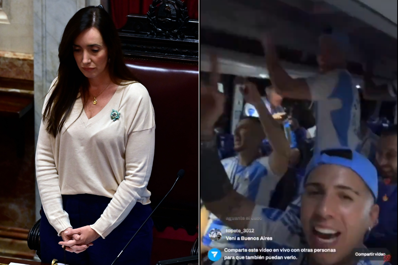 La vicepresidenta argentina, Victoria Villarruel, fue una de las mandatarias en hablar sobre el video de Enzo Fernández tras el triunfo de la selección de Argentina en la Copa América 2024.