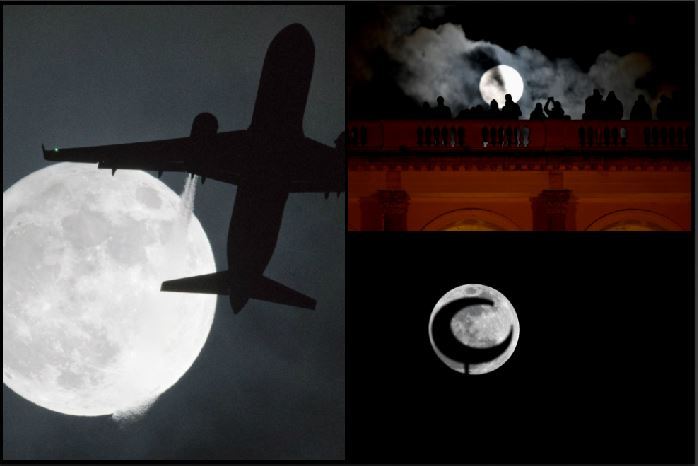 Así se vio la superluna en el mundo