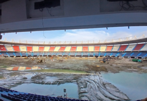 Así avanza la remodelación del estadio Metropolitano Roberto Meléndez de Barranquilla