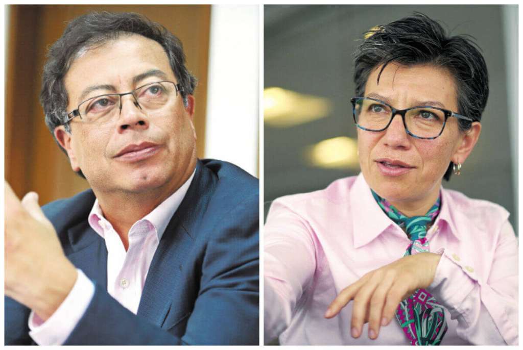 Mientras que Petro calificó la determinación como "un exabrupto", la alcaldesa advirtió que “las controversias con el presidente no las debe dirimir la Fiscalía”. / Archivo El Espectador