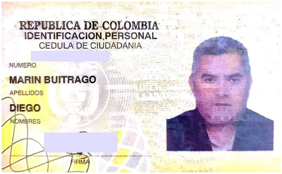 Diego Marín Buitrago, alias Papá Pitufo.