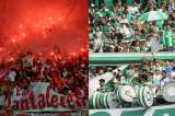 Barras calientan final de la Liga Postobón