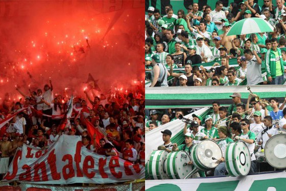 Barras calientan final de la Liga Postobón