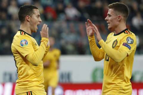 De la mano de los Hazard, Bélgica goleo a Rusia en San Petersburgo