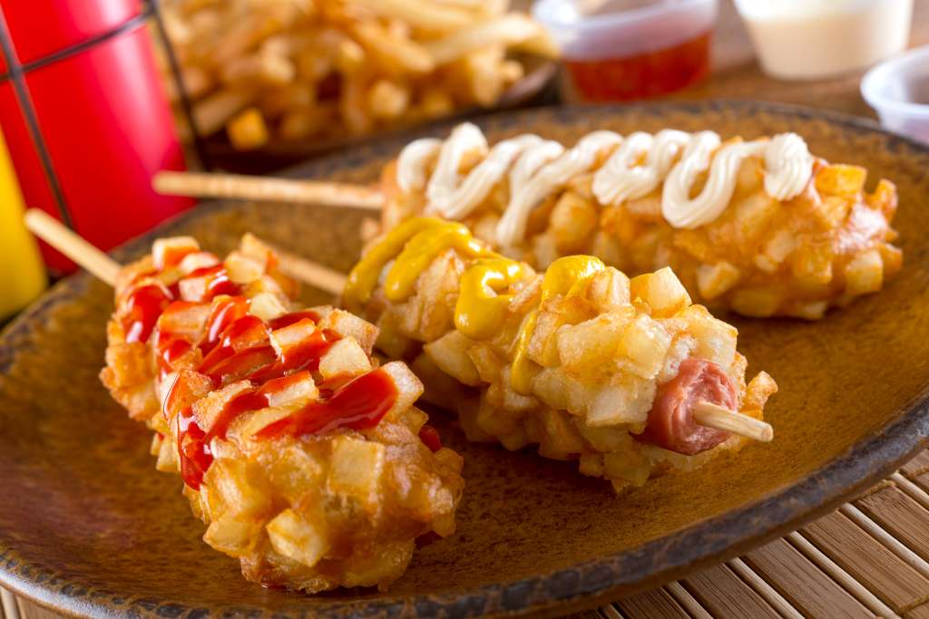 Corn dogs