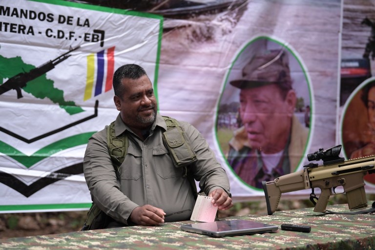 Este es el expediente por el que JEP declaró a alias Araña como desertor armado