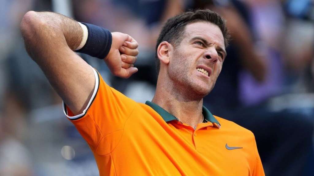 Juan Martín Del Potro, tenista argentino en el circuito ATP. / AFP
